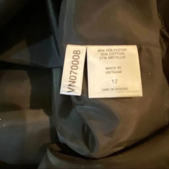 New York &Company brown metallic skirt - Picture 4 of 7